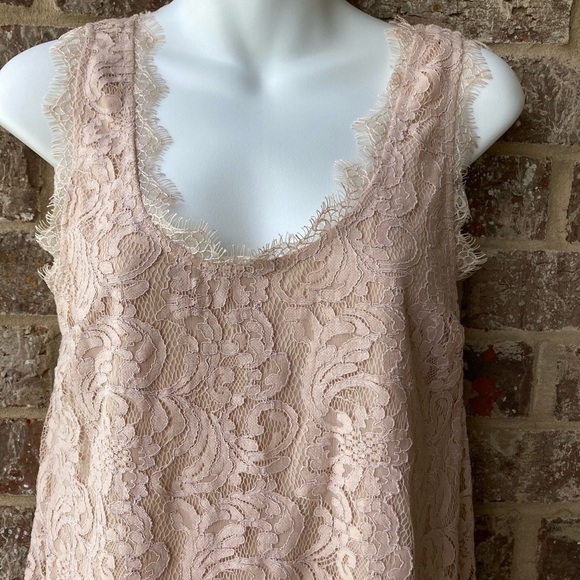Adiva lace blouse size large pull on top - Picture 3 of 12